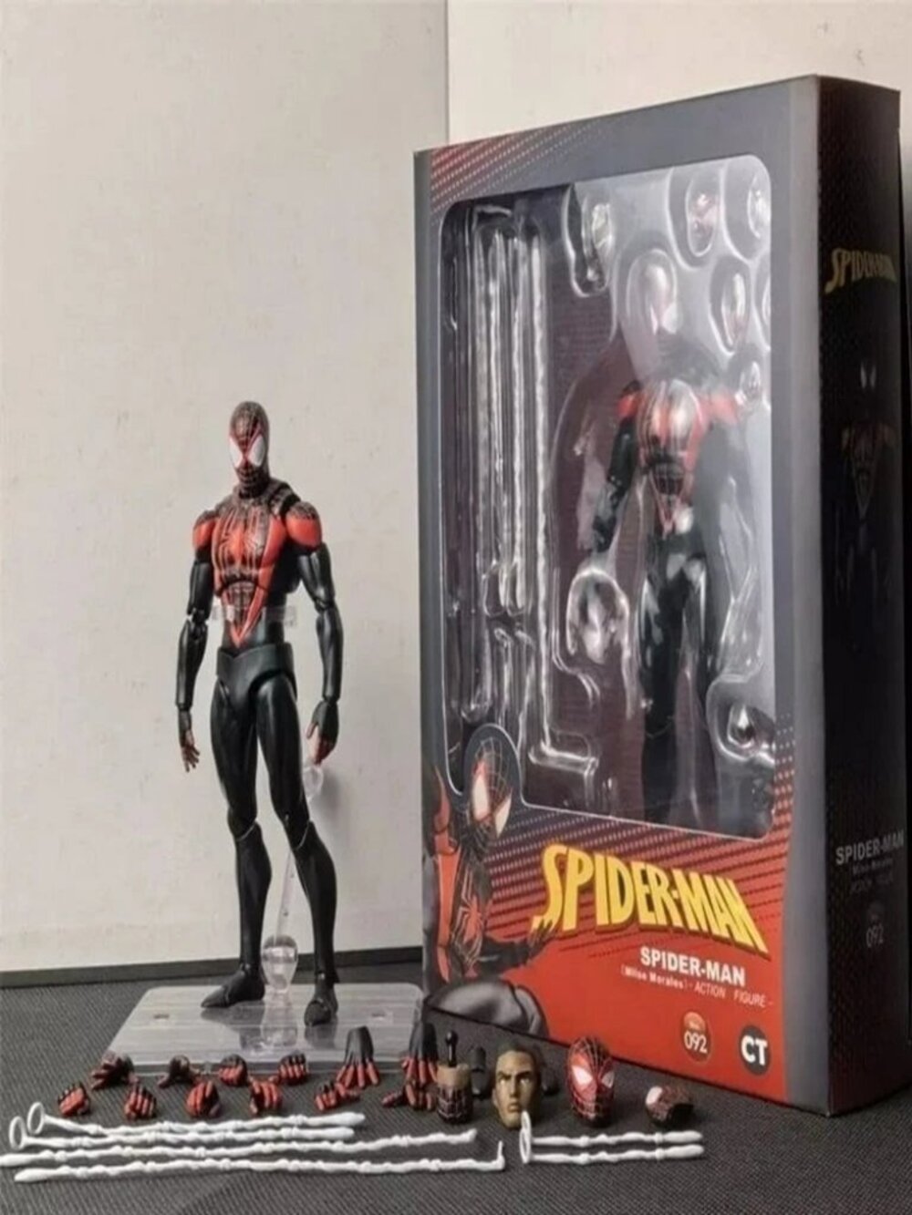 Spider-Man Miles Morales Spiderman 6" Action Figure CT Toys